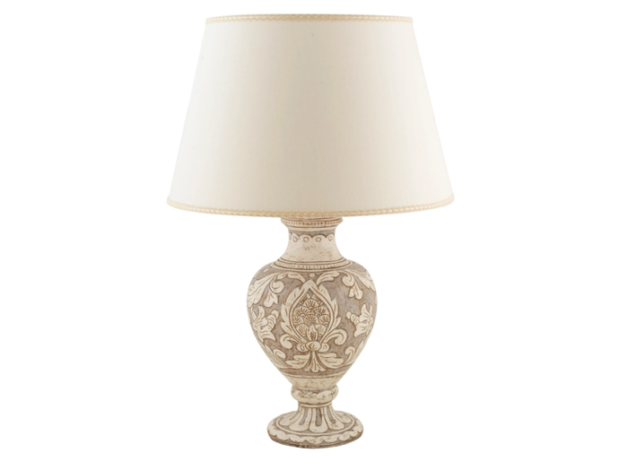 SCALFITO - Handmade ceramic table lamp _ L'Antica Deruta